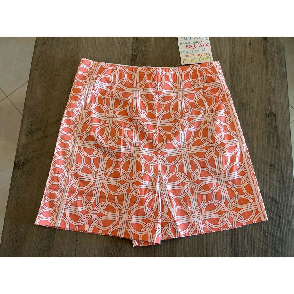 NEW! Gretchen Scott Shorty Short Ring Toss Melon Size XS